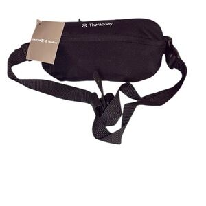 United Airlines Therabody Amenity Kit Black Crossbody Bag Skincare Travel Set